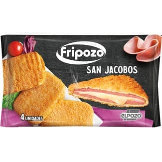 San Jacobos jamón york y queso empanado 4 unidades bolsa 320 g - Fripozo