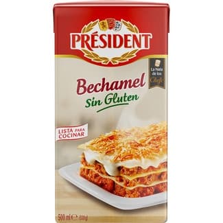 Bechamel sin gluten envase 500 g - President