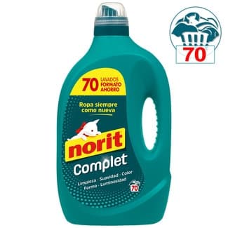 Detergente líquido Complet botella 70 dosis - Norit
