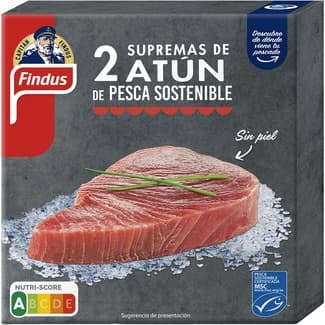 Atún supremas sin piel 2 unidades caja 230 g - Findus