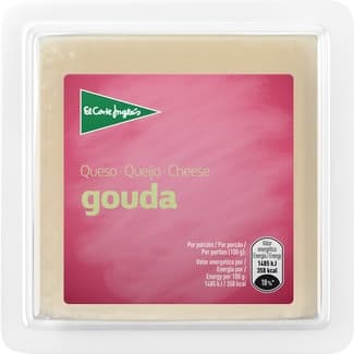 Queso gouda tierno de vaca elaborado con leche pasteurizada pieza 300 g - El Corte Ingles