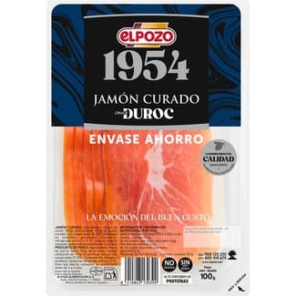 Edición 1954 jamón curado raza Duroc en lonchas sin gluten sin lactosa envase 100 g - Elpozo