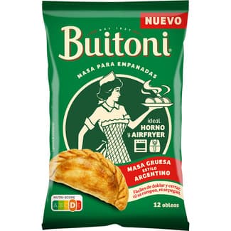 Masa para empanadillas 12 obleas bolsa 350 g masa gruesa estilo argentino - Buitoni