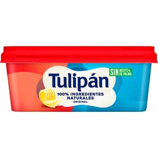 Margarina original sin aceite de palma sin gluten tarrina 225 g - Tulipan
