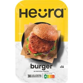 Hamburguesa de proteína vegetal 2 unidades envase 200 g - Heura