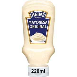 Mayonesa hecha con huevos de gallinas camperas sin gluten y sin lactosa envase 220 ml - Heinz