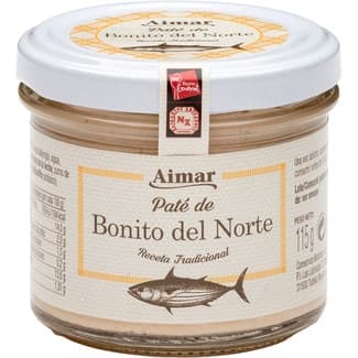Paté de bonito del norte frasco 115 g - Aimar