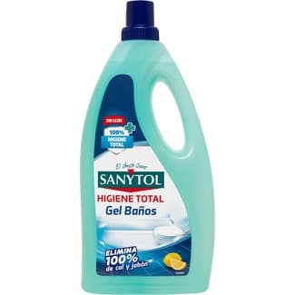 Limpiador de baño desinfectante en gel limón botella 1,2 l - Sanytol