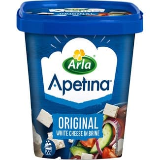 Apetina queso fresco blanco clásico de vaca en dados en salmuera envase 200 g elaborado con leche pasteurizada - Arla