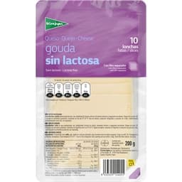 Queso gouda de vaca elaborado con leche pasteurizada en lonchas envase 200 g - El Corte Ingles
