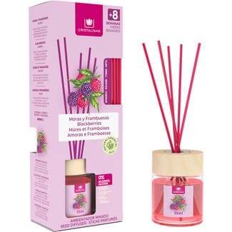 Ambientador mikado aroma moras y frambuesas envase 40 ml - Cristalinas