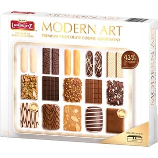 Modern Art galletas surtidas estuche 500 g - Lambertz