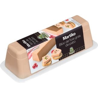 Bloc de foie gras de pato lingote 100 g - Martiko