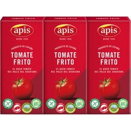 Tomate frito sin gluten pack 3 envase 215 g - Apis