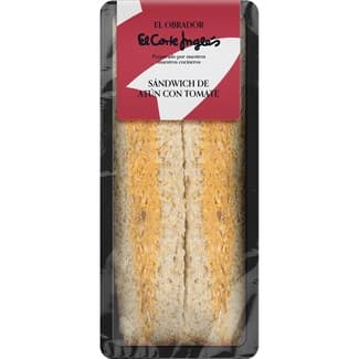 Sandwich de atún con tomate pieza 180 g - El Obrador El Corte Ingles