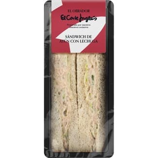 Sandwich de atún y lechuga pieza 189 g - El Obrador El Corte Ingles