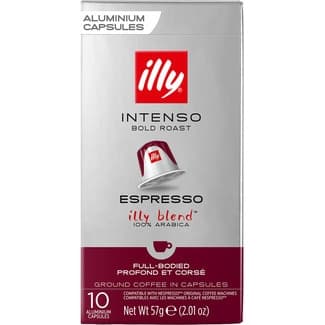Café espresso 100% arábica estuche 10 cápsulas compatibles con máquinas Nespresso - Illy