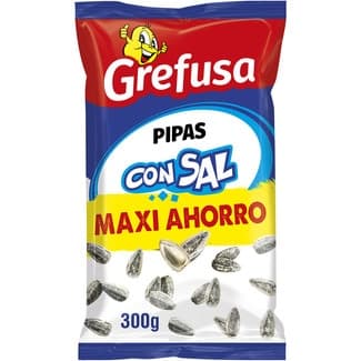 Pipas G con sal Formato Maxi envase 260 g - Grefusa