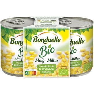 Maíz dulce en grano ecológico pack 2 latas 280 g neto escurrido - Bonduelle