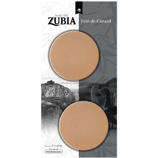 Foie de Canard pack 2 medallones envase 40 g - Zubia
