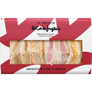 Minisandwiches surtidos 8 unidades envase 380 g - El Obrador El Corte Ingles