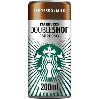 Doubleshot Expresso bebida láctea de café con leche lata 200 ml - Starbucks