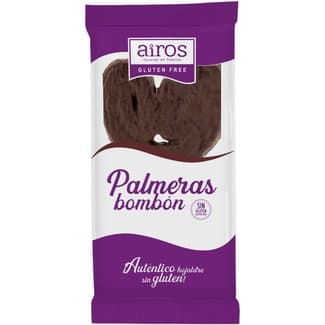 Palmeras bombón sin gluten 2 unidades estuche 75 g - Airos