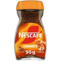 Café soluble con caramelo frasco 95 g - Nescafe