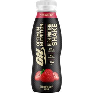 Batido proteico sabor fresa sin azúcares añadidos envase 330 ml - Optimum Nutrition