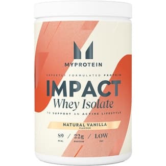 Impact Whey Isolate proteína en polvo sabor vainilla bolsa 480 g - Myprotein