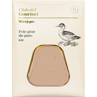 Bloc de foie gras de pato natural envase 60 g - Club Del Gourmet