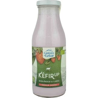 Kéfir up de cabra sabor fresa ecológico botella 500 ml - El Cantero De Letur