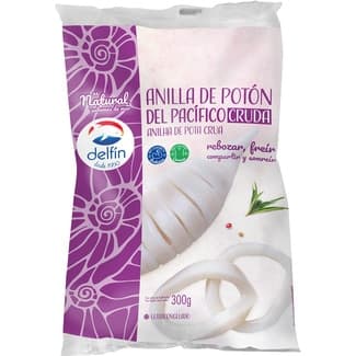 Anillas de pota bolsa 300 g neto escurrido - Delfin