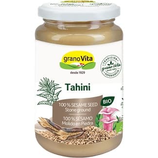 Tahini crema de sésamo 100% molido en piedra ecológico frasco 350 g - Granovita