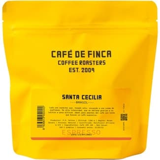 Café molido espresso de Brasil Santa Cecilia bolsa 250 g - Cafe De Finca