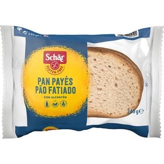Pan payés con trigo sarraceno sin gluten y sin lactosa envase 240 g - Schar