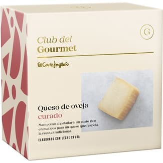 Queso de oveja curado elaborado con leche cruda pieza 1 kg - Club Del Gourmet