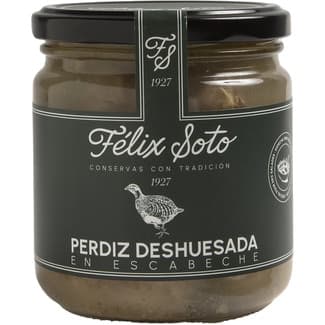 Perdiz deshuesada en escabeche frasco 350 g - Felix Soto