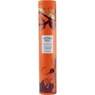 Galletas de mantequilla con chocolate y naranja lata 250 g - Shortbread House Of Edinburgh