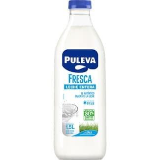 Leche fresca entera botella 1,5 l - Puleva