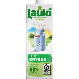 Leche entera brik 1 l - Lauki