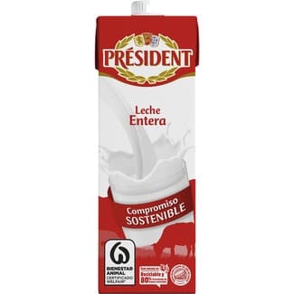 Leche entera brik 1 l - President