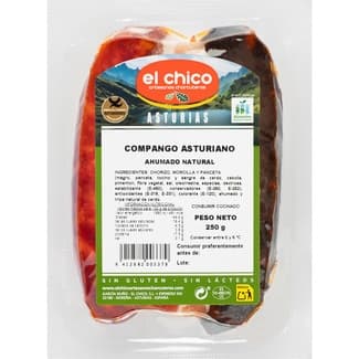 Compango asturiano ahumado natural sin gluten sin lactosa envase 250 g - El Chico