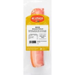 Bacon ahumado tradicional sin gluten pieza 300 g - El Chico