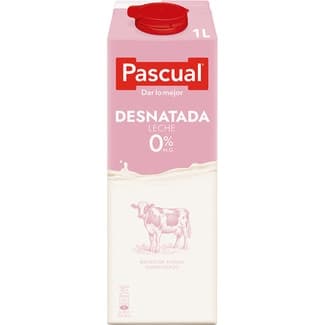 Leche desnatada 0% Materia Grasa brik 1 l - Pascual