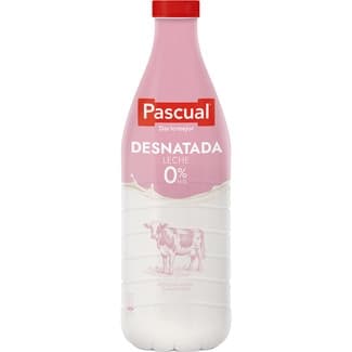 Leche desnatada 0% Materia Grasa botella 1,5 l - Pascual