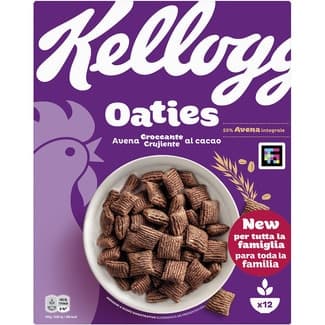 Cereales de desayuno oaties avena crujiente al cacao paquete 360 g - Kellogg's
