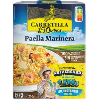 Paella marinera sin gluten estuche 250 g - Carretilla