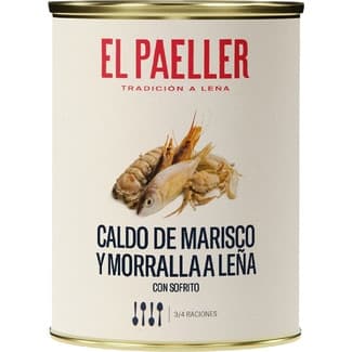 Caldo de marisco de Dénia a leña bote 1 l - El Paeller