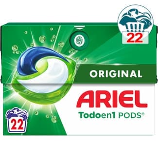 Detergente cápsulas Original Todo en 1 Pods caja 22 cápsulas - Ariel